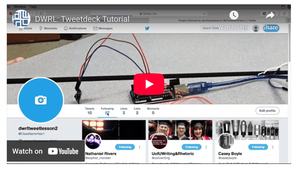 Throwback: Lesson Plan: Tweetdeck as Research&nbsp;Tool